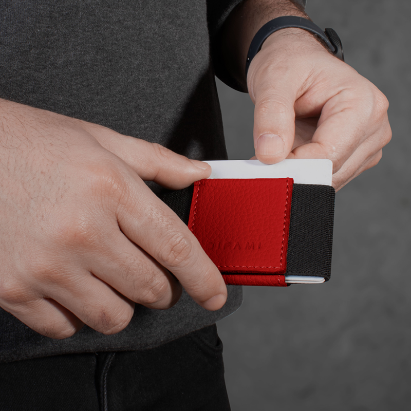 Deri-Cuzdan-Minimal-Kartlık-kirmizi